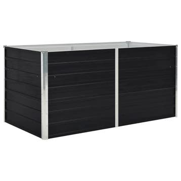 Plantenbak 160x80x45cm | 40% korting, retour deal, 100 cm of meer, Zo goed als nieuw, Metaal, Rechthoekig