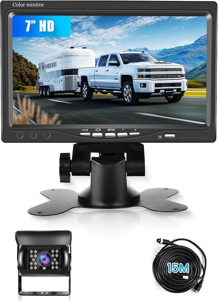 Vechtel 7 Monitor + Cam | 34% Retour deal | Direct lever..., Auto diversen, Achteruitrijcamera's, Zo goed als nieuw, Verzenden