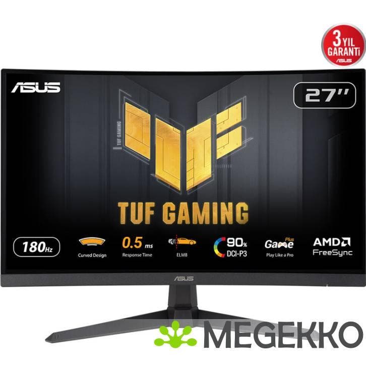 ASUS TUF Gaming VG27WQ3B 27  Quad HD 180Hz VA Gaming monitor, Computers en Software, Overige Computers en Software, Nieuw, Verzenden