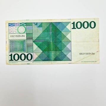 Pays-Bas. - 1000 Gulden - 1972 - PL128 (Sans prix de, Postzegels en Munten, Bankbiljetten | Europa | Niet-Eurobiljetten