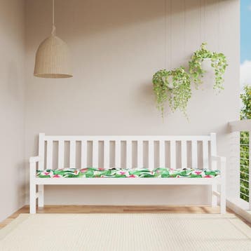 vidaXL Tuinbankkussen 200x50x7 cm stof meerkleurig, Verzenden, Nieuw