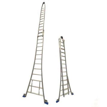 Solide 2-delige ruitenwasserladder 2×14 sporten, Doe-het-zelf en Bouw, Nieuw, Ophalen of Verzenden, Ladder, Opvouwbaar of Inschuifbaar