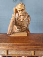 Handgesneden Houten Beeld Don Quichot – Artesanía Española -, Antiek en Kunst