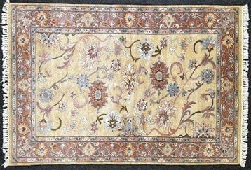 Tekening Agra - Vloerkleed - 184 cm - 127 cm - tapijt, Maison & Meubles