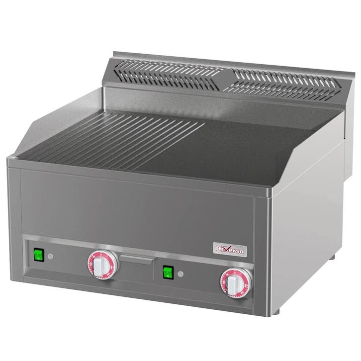 Bak-/Grillplaat | COOKING LINE 600 | Elektrisch |, Zakelijke goederen, Horeca | Keukenapparatuur, Nieuw in verpakking, Verzenden