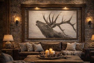 Jacquard-wandtapijt van alpaca- en katoenen wol – 105x140 cm