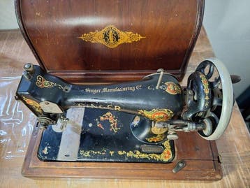 Singer 28K (1912) Naaimachine - Metaal, Hout, Antiek en Kunst