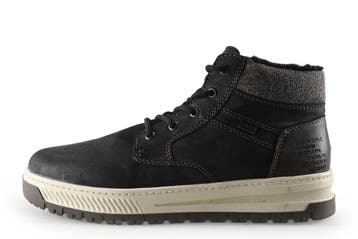 Rieker Veterboots in maat 43 Zwart, Verzenden, Zwart, Boots, Zo goed als nieuw