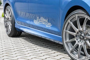 Rieger side skirt | Rapid (NH): 07.12-04.17 (tot Facelift),, Verzenden