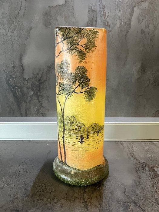 Legras & Cie. - François-Théodore Legras - Vaas - lacustraal, Antiquités & Art, Art | Objets design