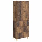 vidaXL Kast Set 2 pcs Oud hout 66 x 34,5 x 90 cm Bewerkt, Huis en Inrichting, Verzenden, Nieuw