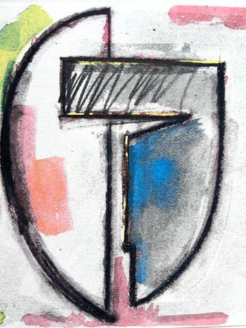 Rafael Canogar (1935) - Homenaje a Julio González, Antiquités & Art