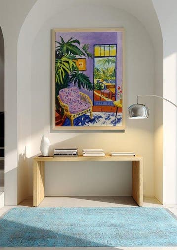 E. García - Casa tropical XL, Antiquités & Art, Art | Peinture | Moderne
