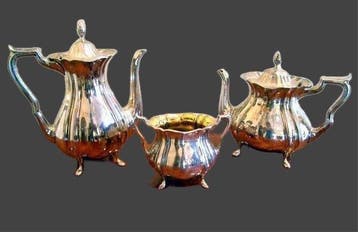 Koffiepot (3) - Verzilverd