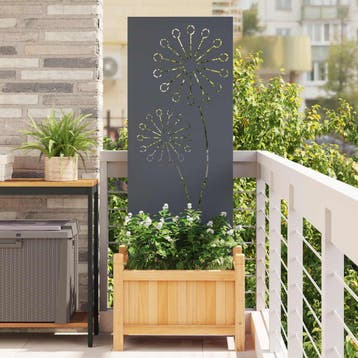 vidaXL Tuin Privacy Scherm Antraciet 50 x 140 cm Koudgewalst, Collections, Posters & Affiches, Verzenden