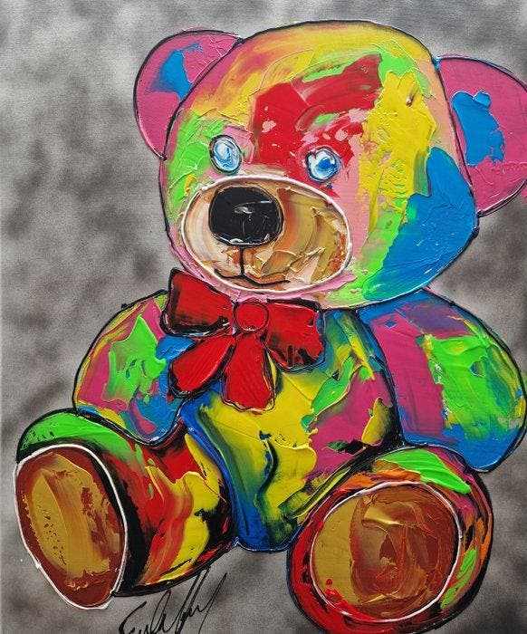 Henry Escobar - Nounours Pop, Antiek en Kunst, Kunst | Designobjecten