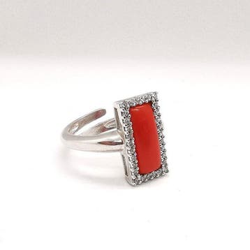 Koraal - Argento 925 - Ring