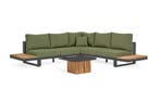Suns Savona Sunproof hoek loungebank forest green met, Nieuw