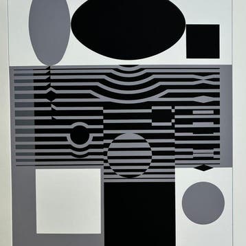 Victor Vasarely (1906-1997) - Composition Cinetique (vendu