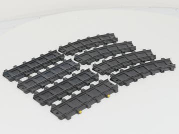 Playmobil 4384 & 4385 RC-train rails set 4x Recht & 4x Bocht, Hobby & Loisirs créatifs, Ophalen of Verzenden