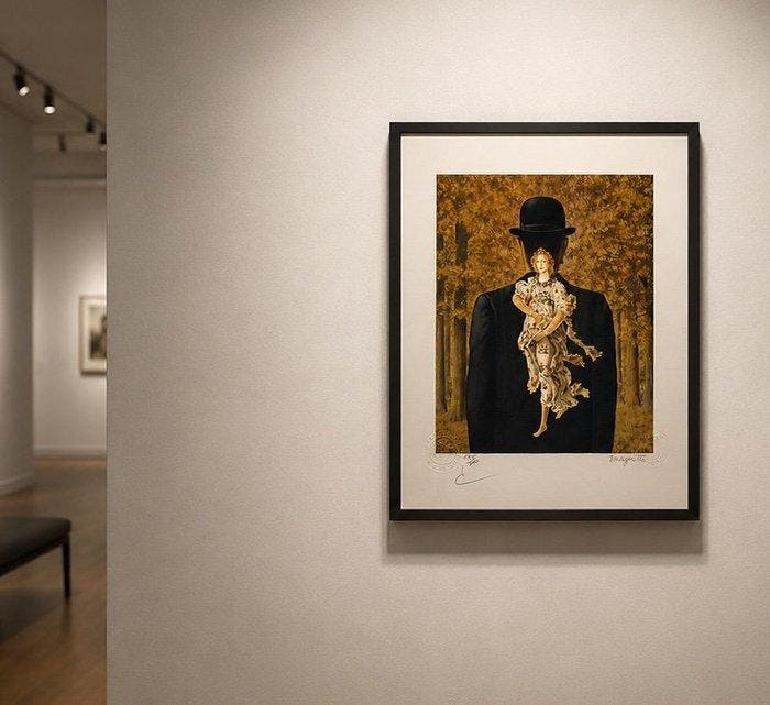 René Magritte (1898-1967) - Le bouquet tout fait, Antiquités & Art, Antiquités | Autres Antiquités