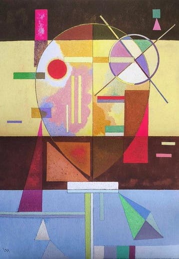 Wassily Kandinsky (1866-1944) (after) - Zersetzte Spannung
