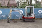 Veiling: Minigraver Takeuchi TB016 Diesel 9kW 2001, Ophalen