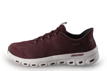Skechers Instappers in maat 37 Rood, Kleding | Dames, Schoenen, Skechers, Verzenden, Instappers, Zo goed als nieuw