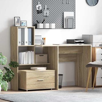vidaXL Ladekast 55 x 45 x 31 cm Sonoma Eik, Verzenden, Nieuw