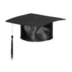 Geslaagd Hoed Zwart, Verzenden, Nieuw