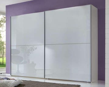 Niemann Vita Zweefdeurkast Room wit - 250cm breed, Nieuw