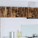 vidaXL Wandkast PORTO Rook Eiken 80 x 31 x 40 cm Bewerkt, Huis en Inrichting, Kasten | Overige, Verzenden, Nieuw
