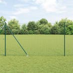 vidaXL Hekpaal. 52 pcs Grijs 3,2 x 3,2 x 225 cm, Verzenden