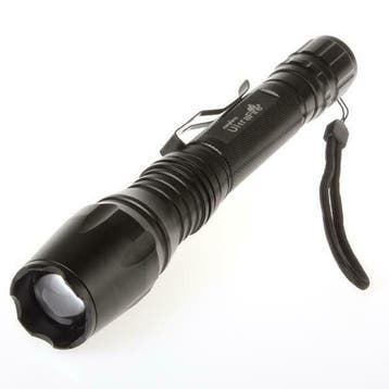 CREE XML-T6 1800 Lumens Zaklamp 21 CM, Verzenden