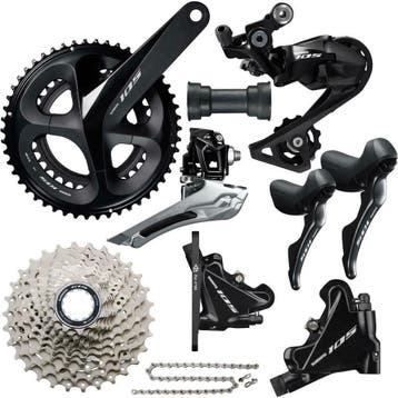 Shimano 105  R7120 Disc 12 speed Groepset  NEW Compleet, Vélos & Vélomoteurs, Vélos Pièces, Ophalen of Verzenden, Derailleur of Ketting