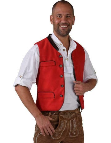 Tiroler jasje rood, Ophalen of Verzenden, Nieuw