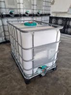 Ibc containers van 640 L met grote opening ( Vaten ,Tonnen ), Ophalen, Kunststof, Met kraantje, 150 liter of meer