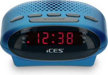 Wekkerradio - Digitale wekker - Alarmklok - Blauw - Ices - I, Verzenden, Nieuw
