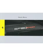 2021 FERRARI SF90 SPIDER INSTRUCTIEBOEKJE ENGELS, Ophalen of Verzenden