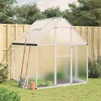 vidaXL Tuinkas met basisframe 169x169x195 cm aluminium, Verzenden
