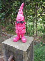 Beeld, funny gnome with sunglasses - 41 cm - polyresin