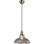 Bronzen LED Hanglamp Trion Aldin - Rond, Aluminium, E27 Fitt, Verzenden, Nieuw