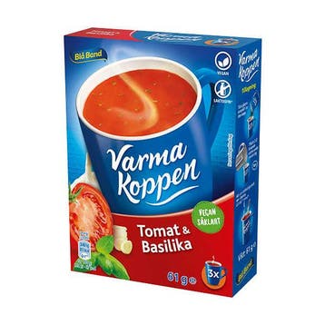 Varma koppen Tomaten Basilicumsoep - Blå Band, Verzenden