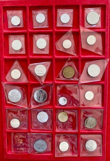 Italië. La Storia della Lira Italiana – 190 Monete dal 1950