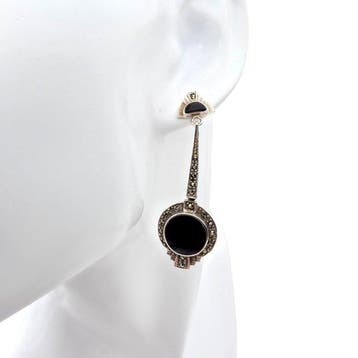 Zilver - Oorbellen - Art Deco