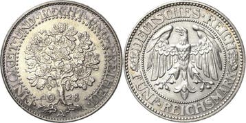 5 Reichsmark 1928 (MuntenenBankbiljetten-Duitslandvanaf1871), Verzenden