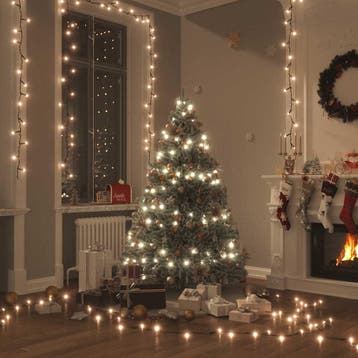 vidaXL Lichtsnoer met 400 LEDs met 8 lichteffecten 40 m, Diversen, Verzenden, Nieuw
