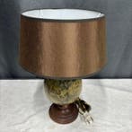 Tafellamp - Hout, Metaal - Vintage Wereldbol, Antiek en Kunst