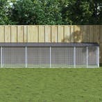vidaXL Kippenhok met dak 1003x98x90 cm gegalvaniseerd staal, Verzenden, Nieuw