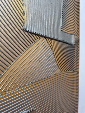 Sarah Schwarzl - Frequency SILVER ON GOLD (Frame included)